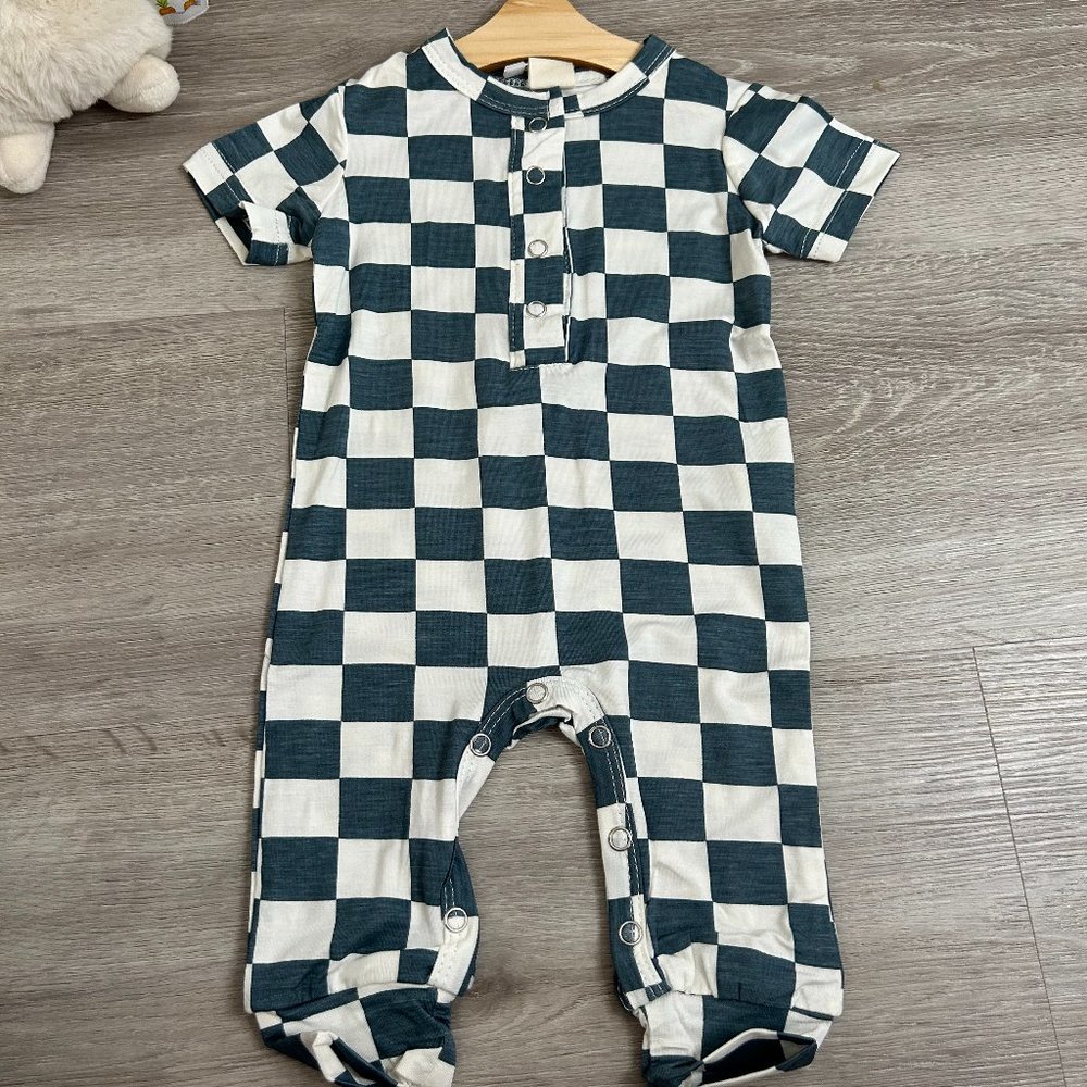 Checkered SS Onesie